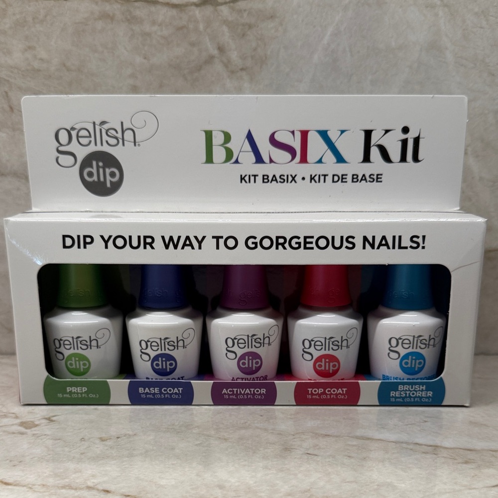 Dip BASIX Kit - Multicolor Nail Care Set